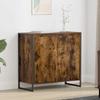 Side Cabinet Smoked Oak 79 x 36 x 75 cm Particleboard