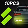 10Pc Car and motorcycle reflective sticker Safety Tape Anti Collision Warning Reflective Sticker for Automobile Trunk Decoration