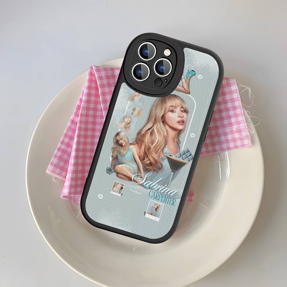 

Sabrina Carpente Phone Case Hard Leather For iPhone 16 15 14 13 12 Mini 11 14 Pro Max Xs X Xr 7 8 Plus Fundas 11 pro max