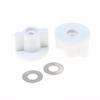 Fixed Replacement Rear Nut White 2.5Cm 6Mm Fixed Replacement For 6Mm Screws Toilet Lid Bottom High Quality
