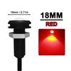 2/10 PCS 18MM/23MM Car Eagle Eye LED Light 12V Daytime Running Light DRL Auto Parking Singal Lapms For Motorcycle Car Red Yellow