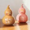 Solar Energy Lucky Gourd Statue Smooth Wealth Gourd Figurine Lucky Gourd Ornaments  Fengshui
