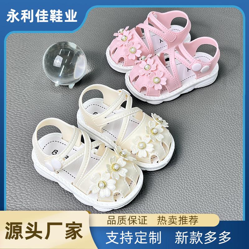 New Summer Baby Shoes for Girls, Soft Sole Infant Toddler Walking Shoes
