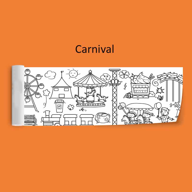 30*89cm Rolos de Grafite para Crianças Extra Longo Jardim de Infância Bebê Rolo Colorido Ferramenta de Desenho Papel Brinquedos Educacionais