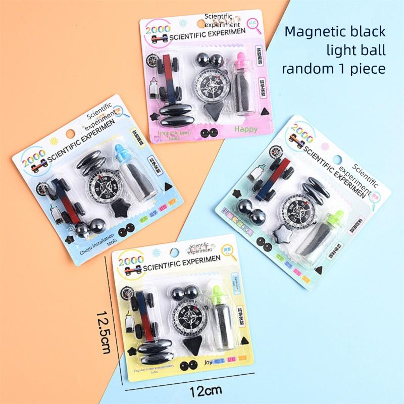Magnet Compass Science Experiment Set Educational Toy Student Physics Magnetic Power Teaching Aid Magnet Toy Assorted Gift