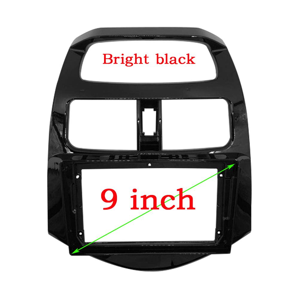 9 Inch Radio Fascias for Chevrolet Spark 2010-2016 Double Din DVD Stereo Panel Dashboard Refitting Installation Frame