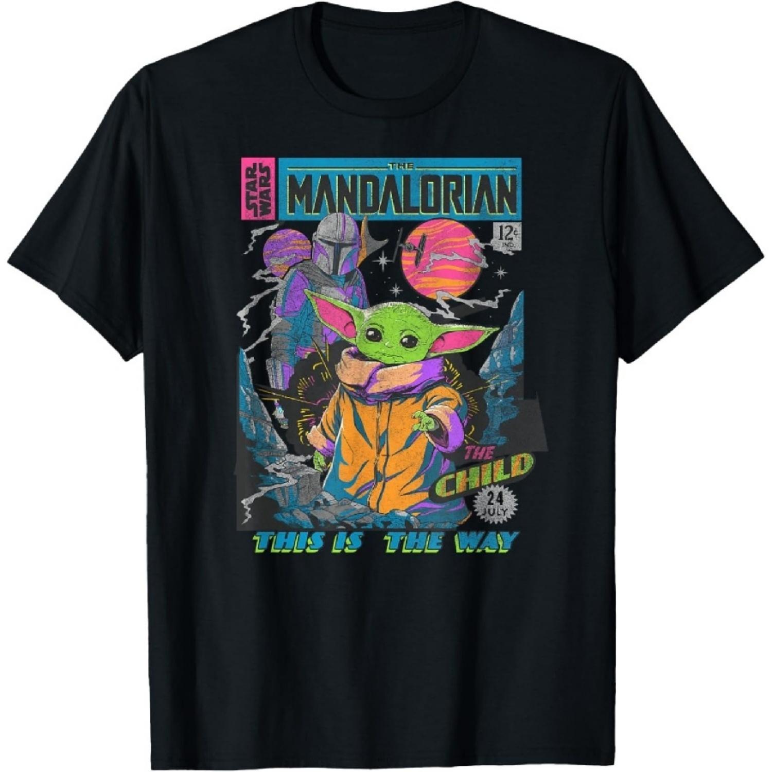 The Mandalorian The Child Comic Book T-Shirt XXXXXL разноцветный