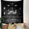The Addams Family Tapestry Wall Hanging, Gothic Comedy Poster, Wall Decor for Bedroom Living Room Dorm