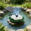 Elegant Sun Energy Flower Water Display For Backyard Improve Constructed From PET Layer And Single Crystal Silicon