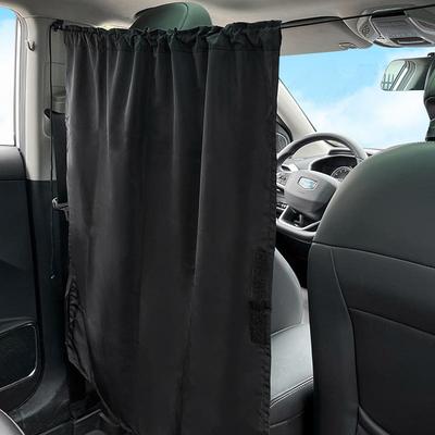 Car Interior Privacy Partition Curtain - Blackout for Front and Rear (Car, RV, Van)