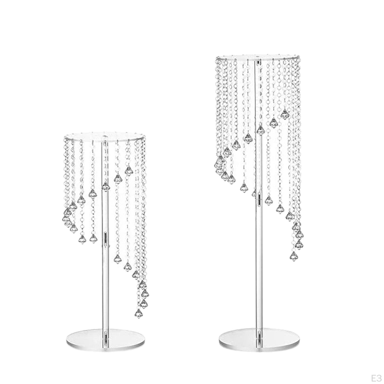 Акриловая свадебная подставка для цветов — фото 4