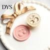 Metal Seal for Crafting Embossed Wax Stamp, Zinc Alloy Sealing Stamp with Various Artistic Stationery Patterns Wedding Invitations Envelopes