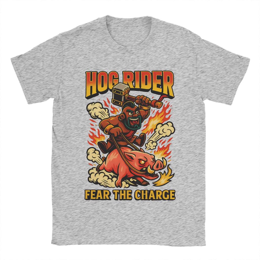 Vintage T Shirt Summer Hog Rider Popular T Shirts Cotton Tshirt for Men Awesome Printed Short Sleeve Tees