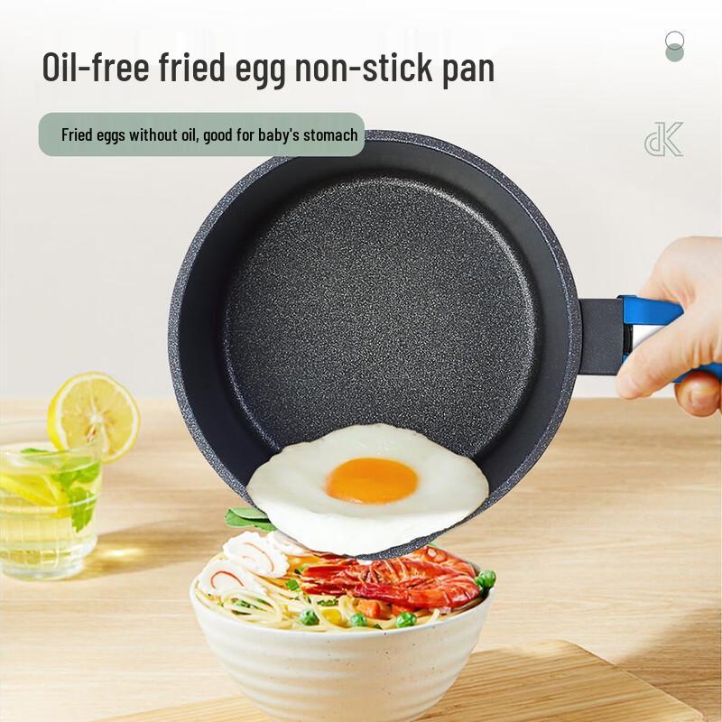 Deshiron Blue Shark 16cm Non-Stick Milk Pot with Steamer