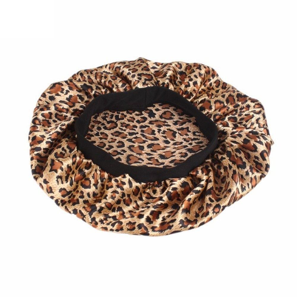 Elastic Wide Band Shower Caps Floral Pattern Islamic Turban Hat New Night Cap  Makeup Tool