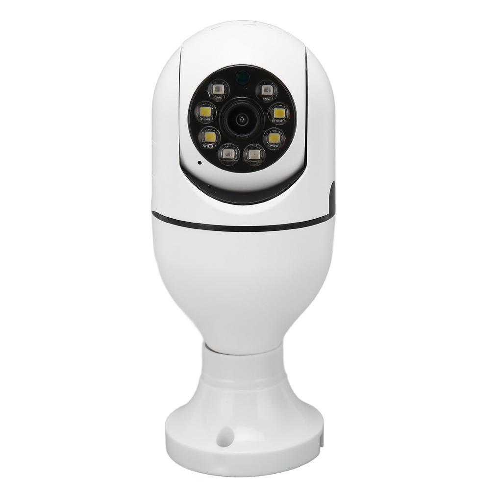 WiFi Security Camera Wireless Dual Band E27 Socket Remote Surveillance Motion Tracking Baby Monitor
