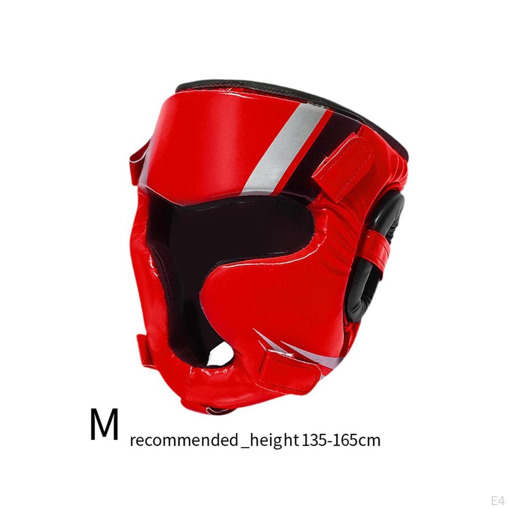 Boxkopfschutz Gesichtsschutz Stirn- und Ohrenschutz Voll für Sparring