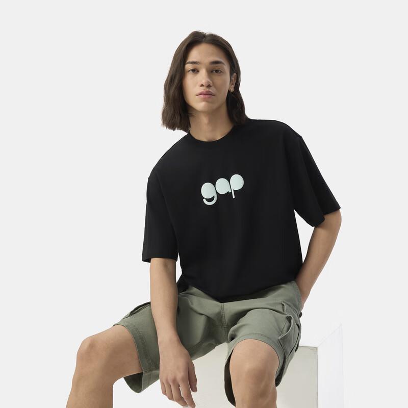 Gap Unisex 2025 Summer Bubble Print Logo T-Shirt