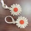 Handcraft Leather Key Holder With Florals Designs Versatile Unisex Accessory for Keys Backpacks Purses