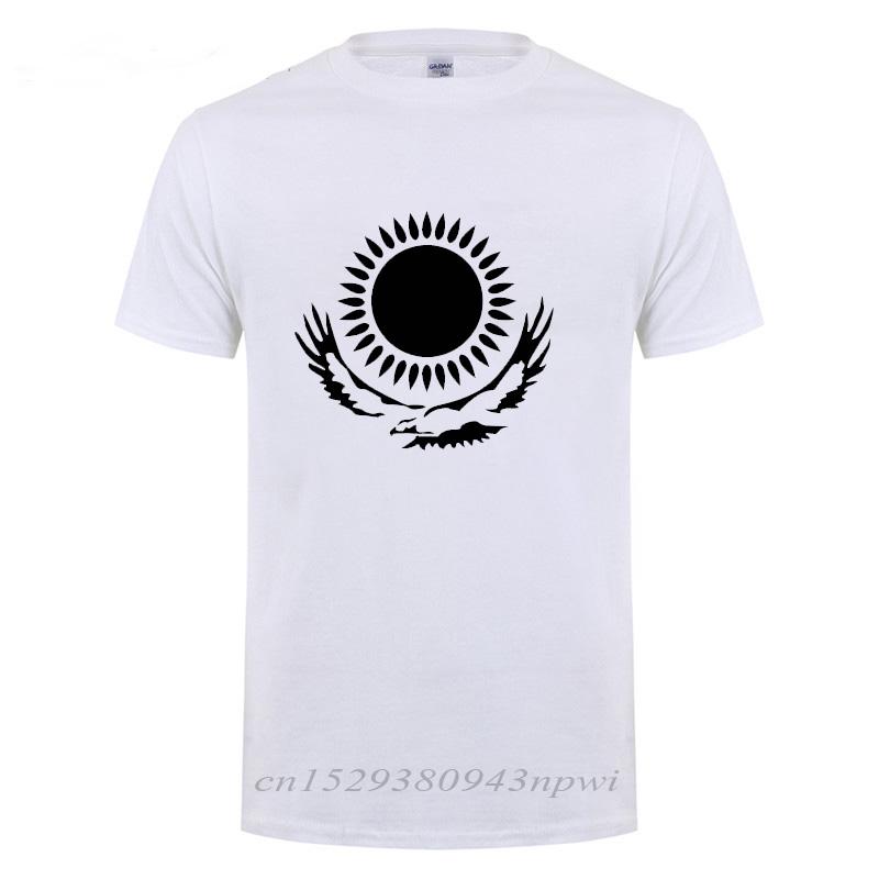 Maglietta Cool Bandiera del Kazakistan Uomo Kazako Estate Manica Corta Girocollo Cotone Novità Divertente Casual Maglietta Maglietta Dropshipping
