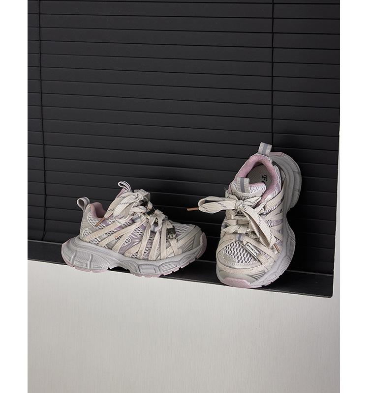 

2025 весна и лето новые парижские детские кроссовки кэжуал спортивная обувь для мальчиков сетчатые кроссовки для девочек дышащая сетка для малышей 30