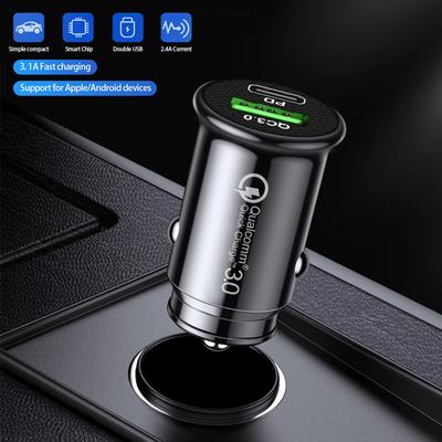 3.1A QC 3.0 Car Fast Chargers Fast Charging USB PD Type C Outlet Adapter For 12V 24V Car Truck Boat RV Motorcycle Mobile Phone