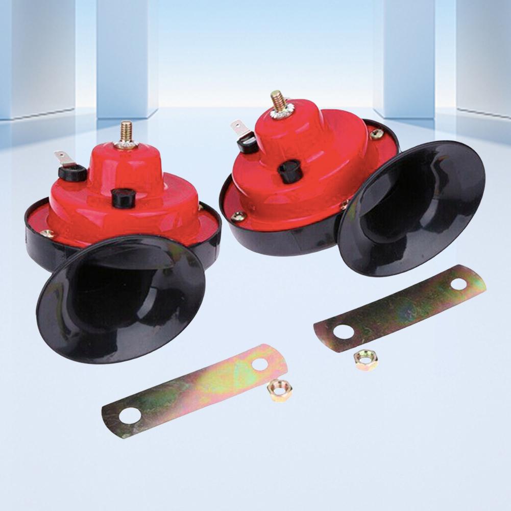 12V Car Horn 48W Waterproof Air Motorcycle Horn 300DB Auto Snail Horn Super Loud Horn for Motorcycle Car Truck SUV Boat