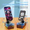 3 In 1 Bluetooth Desktop Mobile Phone Holder Mount Multi-Function Folding Rotatable Bracket Call Speaker Audio Power Bank