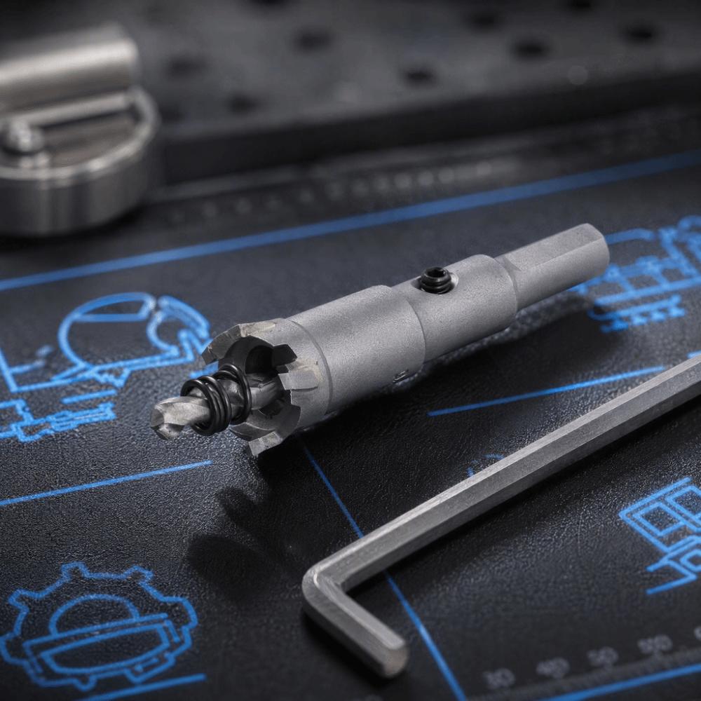 Carbide Hole Opener 16mm Size Metal Hole Cutter Durable Drill Bit  For Hard Metal
