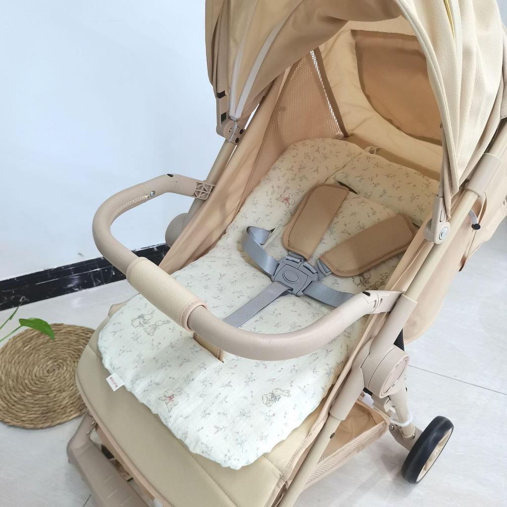 Universal Baby Stroller Cushion - Double-Sided Cotton & Velvet Safety Pad