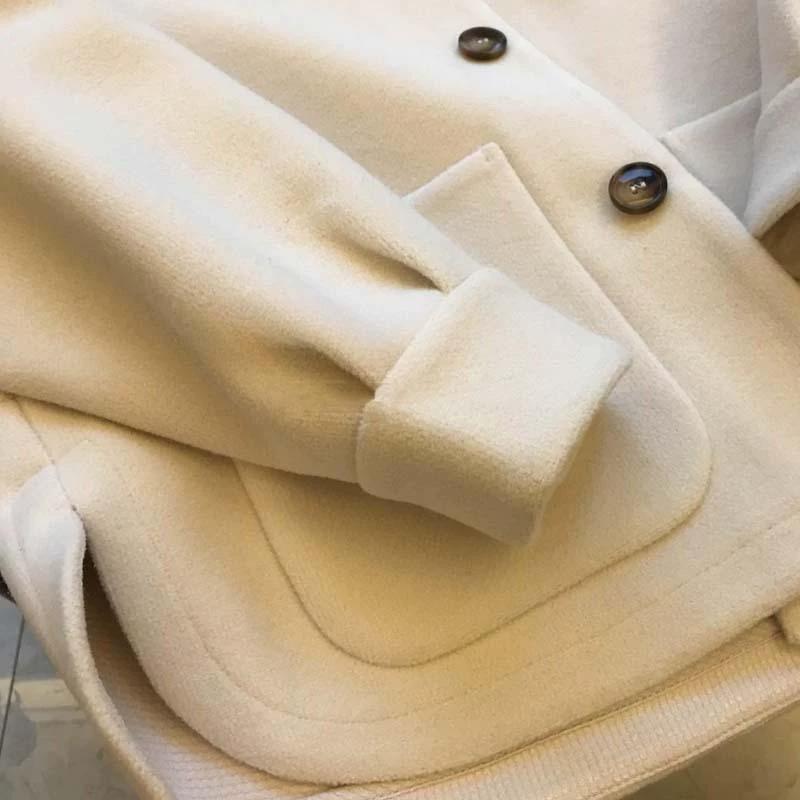 Plus Size Women's Knitted Hooded Jacket Fake Two-Piece Outerwear Autumn Winter New Woolen Coat Women Open Cardigan Female