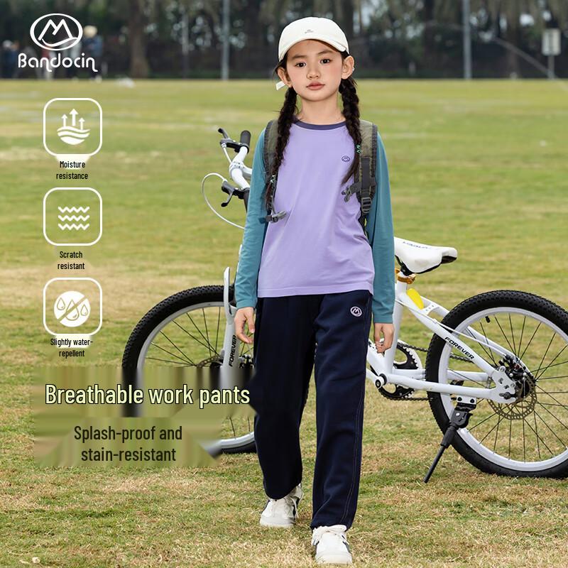 Girls  Waterproof Quick-Dry Cargo Pants 160