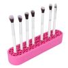 Multi-Grid Partition Silicone Makeup Brush Holder  Storage For Tweezers And Small Beauty Gadgets