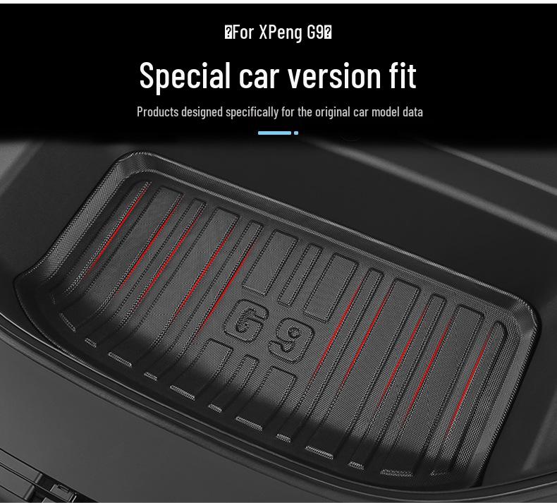 Xpeng G9 2024 Trunk Mat and Rear Seat Protector - TPE, Odorless, Eco-Friendly