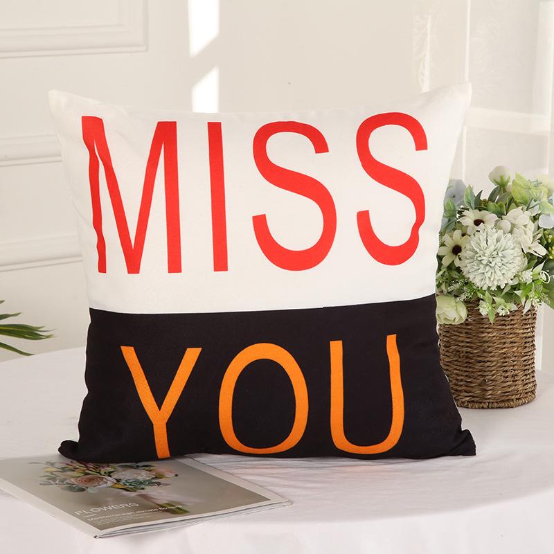 

Подушка в скандинавском стиле с простым абстрактным узором, льняная наволочка с принтом, дизайн в стиле кэжуал 45*45cm