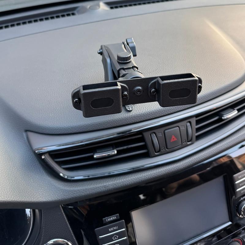 KFZ-Halterung für zwei Funkgeräte Universelle Fahrzeughalterung Halterständer Walkie-Talkies Autohalterung für Kommunikationsgeräte