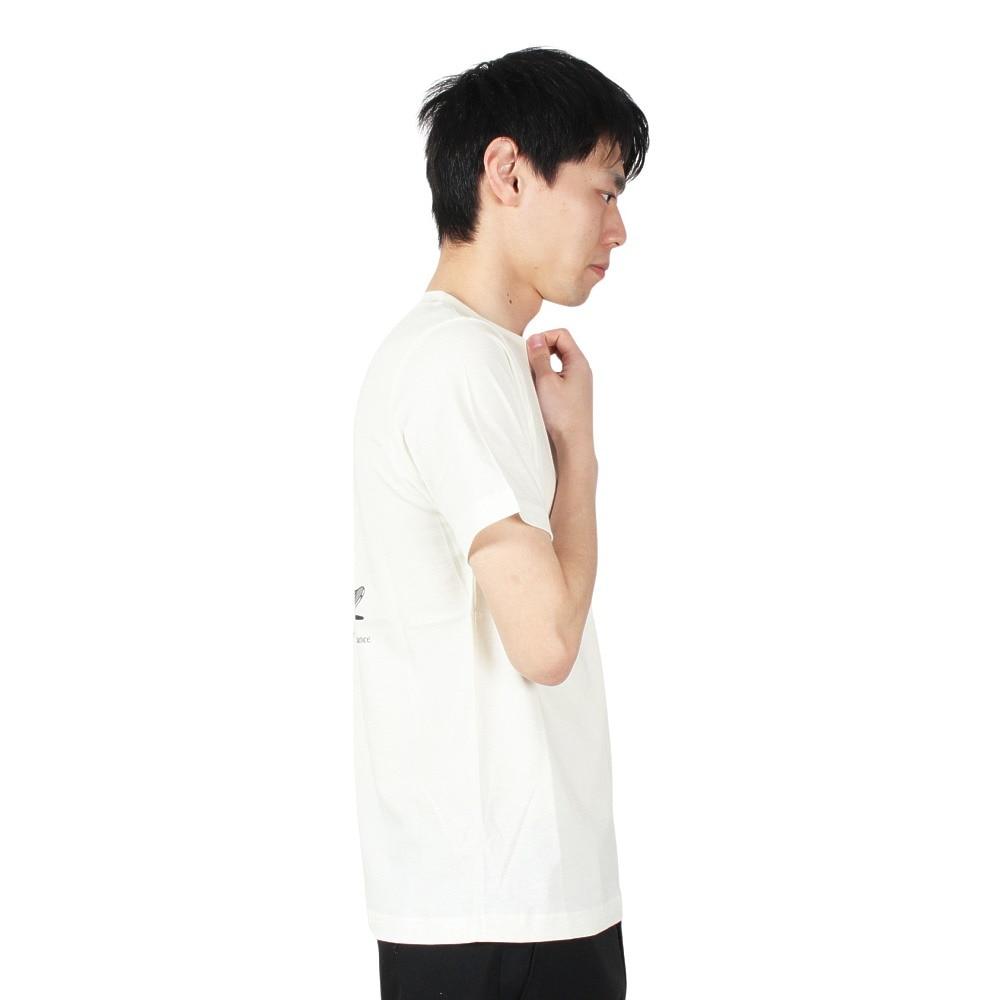 New Balance Barrel Runner T Shirt Men's White MT41596S-ST