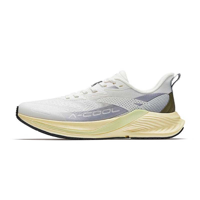 Anta Hydrogen Cool Lightweight Running Shoes Women Sneakers White Gray Green 922625514-3 35.5