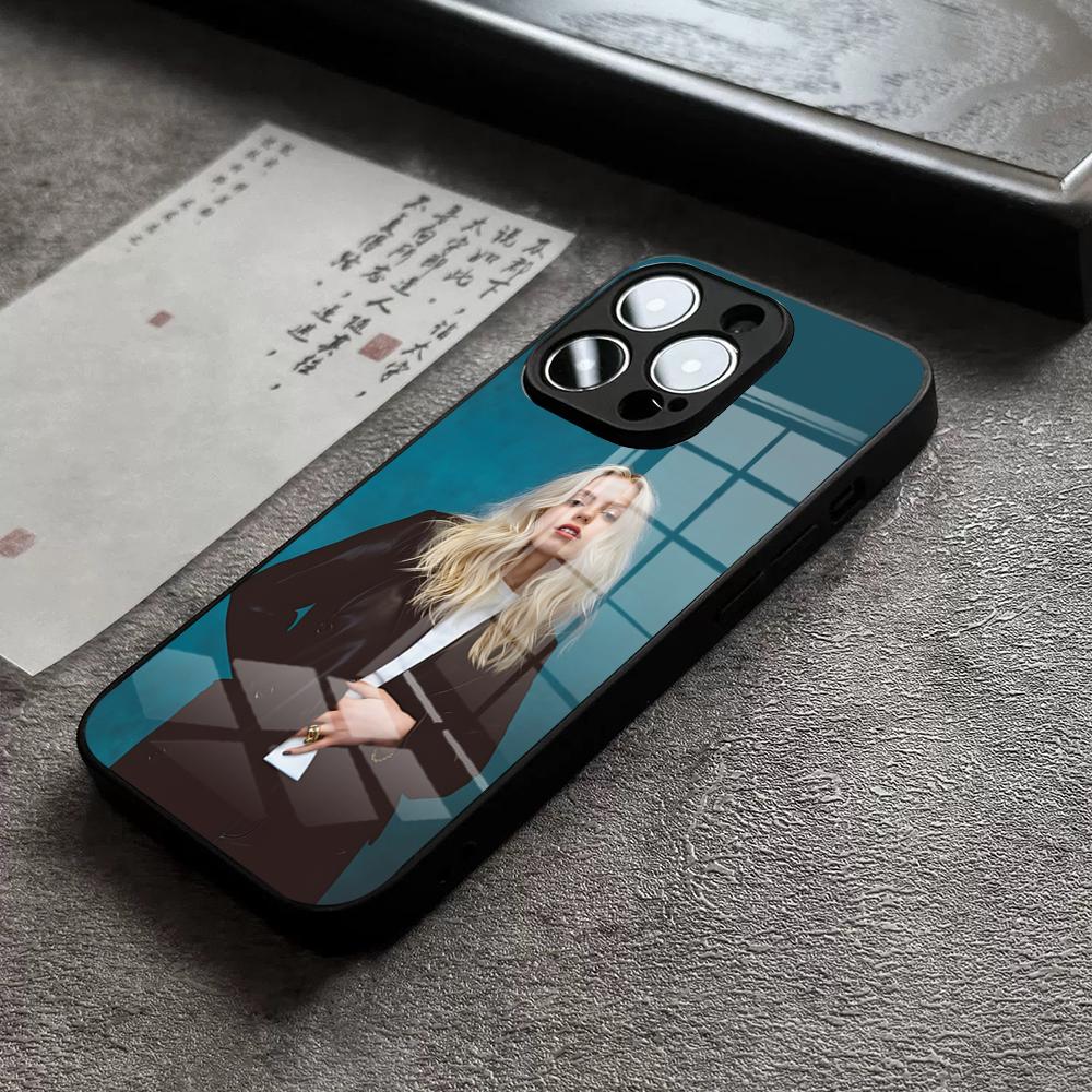 R-Renee Rapp Singer Actress Phone Case For IPhone 17 Pro Max 14 Pro 15 12 11 13 Mini X XR XS 16 Plus SE Glass Cover