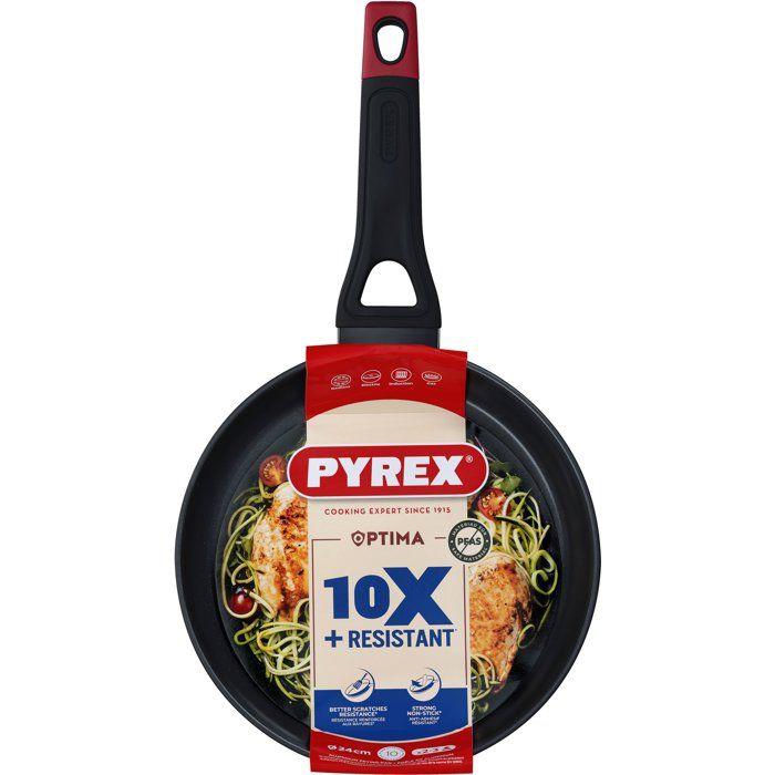 Padella - PYREX - 1455017 - In alluminio forgiato - Antiaderente - 24 cm - Senza PFAS