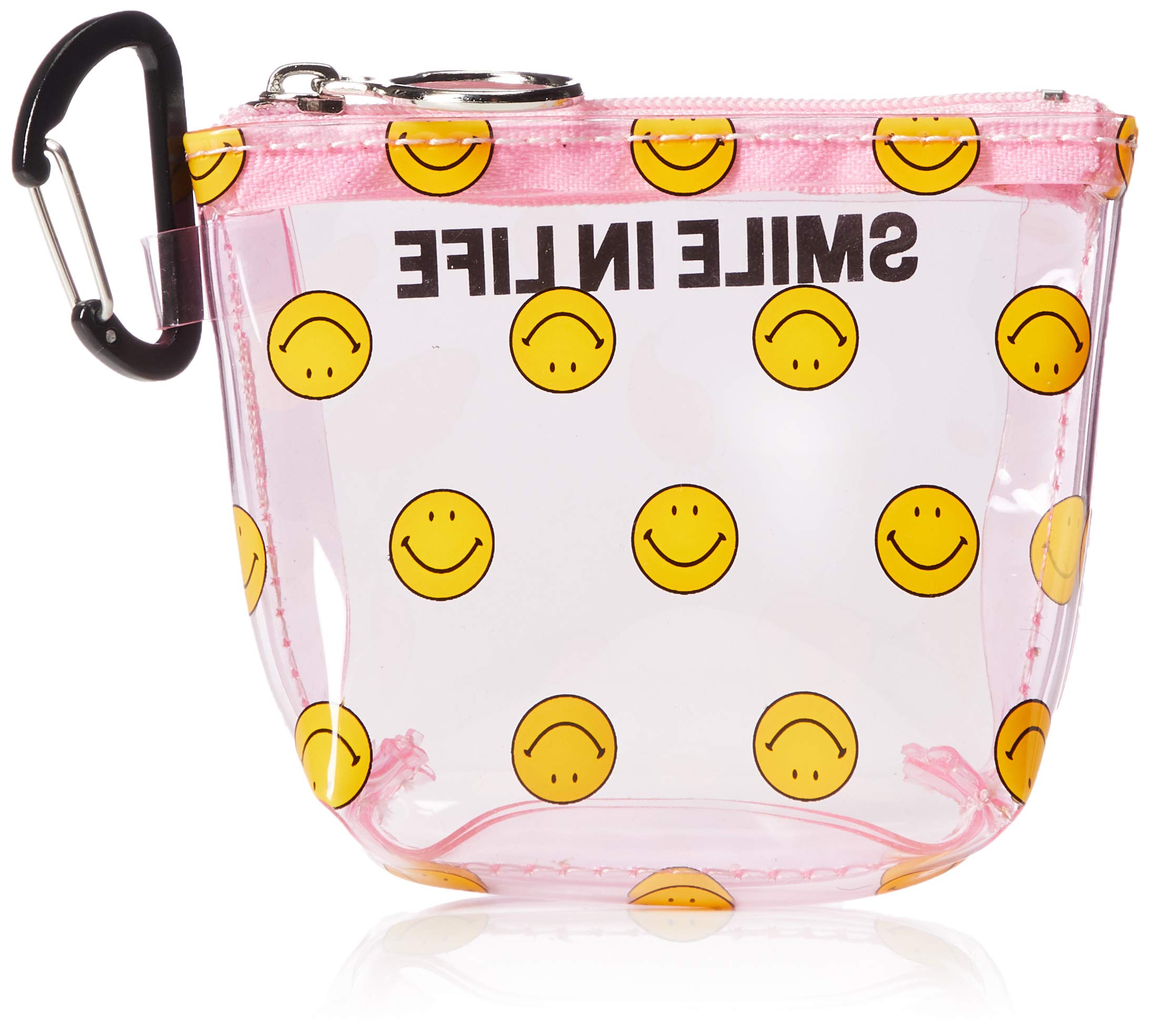 

Aventura SMILE Makeup Cosmetic Travel Mini Small Makeup with Pastel Pink Pouch, Pouch, Pouch, Pouch, Pouch, Pouch, Compact, Carabiner, 30540,