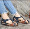 New Women's Wedge Sandals European and American Retro Style