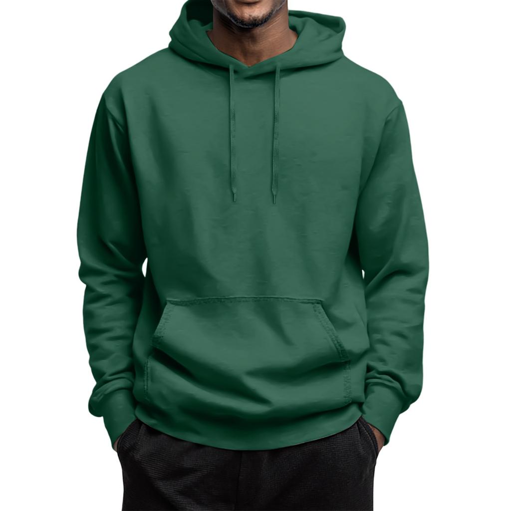 Men's Fleece Hoodie Casual Long Sleeve 1/4 Zipper Pullover Sweatshirts