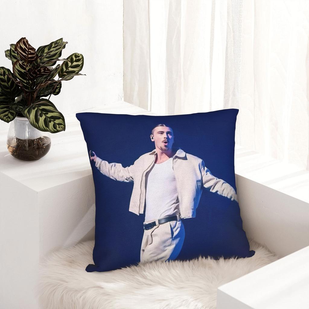 Pierre Garnier Singer Pillowcase Printed Polyester Cushion Cover Decor Pillow Case Cover Home Zipper 45*45Cm