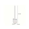 A Set of Silicone Toilet Cleaning Brush, Wall Mounted Toilet Cleaner, Broom, Modern Bathroom Kit,and Beauty Bathroom Accessories
