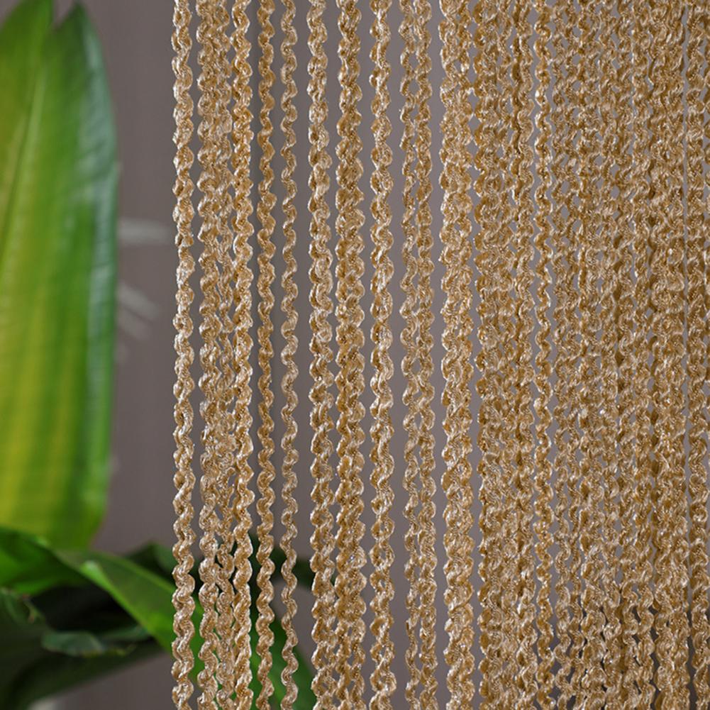 Crystal Beaded String Curtains Screen String Divider Blind Flash Line Shiny Tassel String Door Curtain for Living Door Window