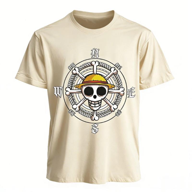 One Piece Anime T Shirt Men Women Cotton Short Sleeve Summer 2026 Casual Streetwear Graphic Tee Crewneck Manga Print Tops Y2k