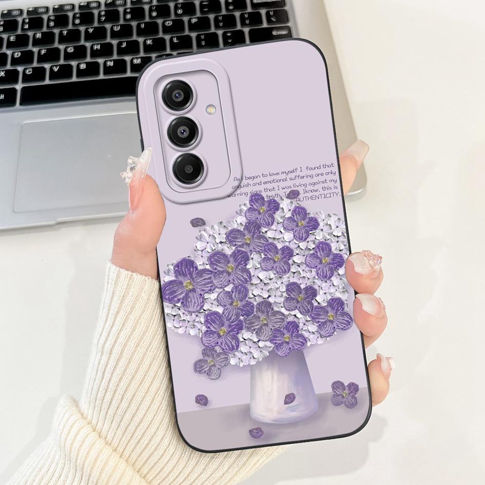 For Samsung Galaxy A17 Case SM-A176B Luxury Bowknot Flower Soft Silicone Shockproof Cover For Samsung A17 4G SM-A175F A 17 Shell