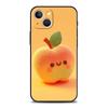 Cartoon Fruit Peach Phone Case Cover for iPhone 16 15 14 13 12 Pro Max 11 Pro Max 7 8 Plus XS XR Shockproof Soft TPU Shell Capas