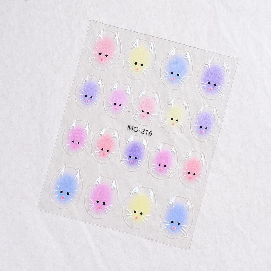 Jelly Kitten Nail Decals: Cute, Colorful, and Tough Nail Stickers